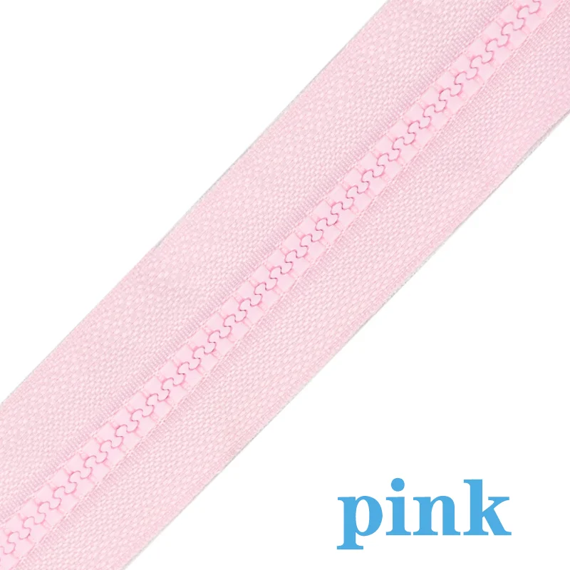 Versatile Resin Zipper – 24 Vibrant Colors, Multiple Lengths, Open Tail Design