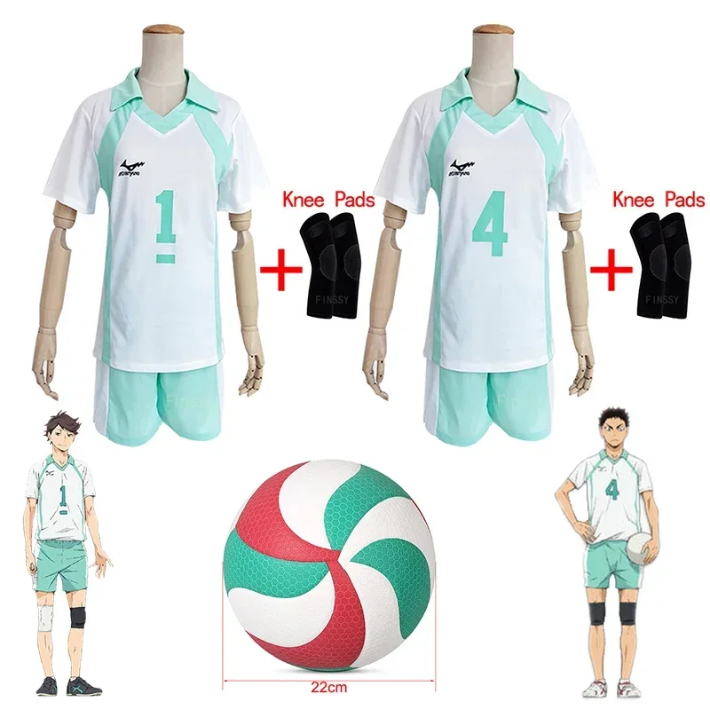 

High School Student Uniform Summer Short-sleeved Shorts Haikyuu Oikawa Tooru Cosplay Costume Volleyball Football Sportswear