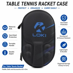 Enhanced Table Tennis Racket Hard Shell Protective Case - Premium Sports Storage Bag (1PC B)