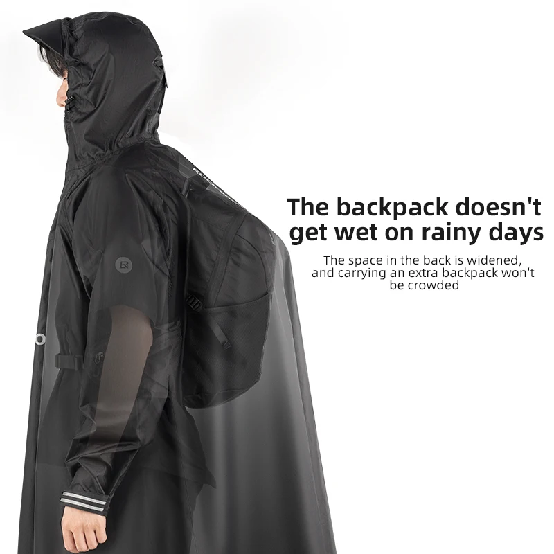 Cycling Raincoat for Women Men Outdoors Waterproof Cloak Rainproof Windbreak Travel Camping Hiking Rain Poncho With Hood sport jacket