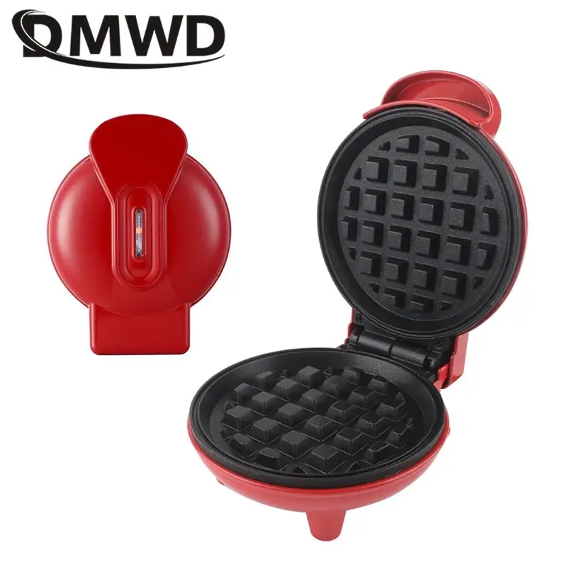 Elektrische Mini Wafelijzer Pannenkoek Bakken Machine Sandwich Toast Ontbijt Maker Non-stick Barbecue Oven Double-Side Verwarming ons