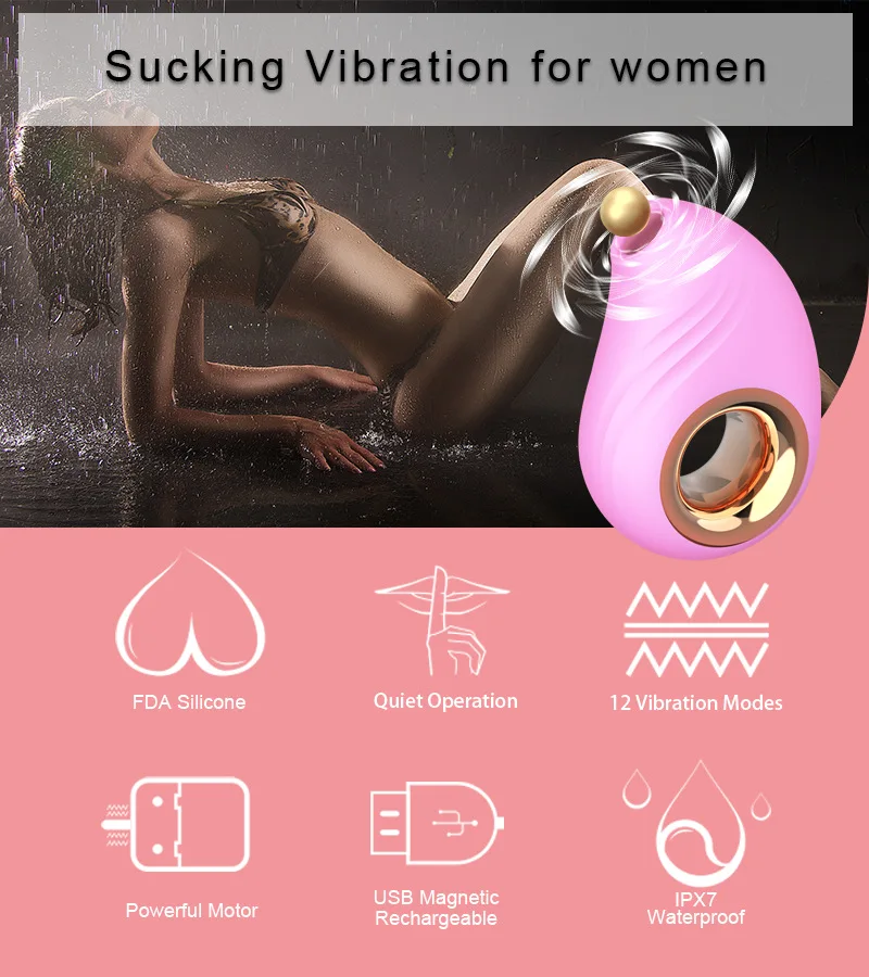 Silicone Clit Stimulator With Sucking And Tongue Licking Function_voghion.com