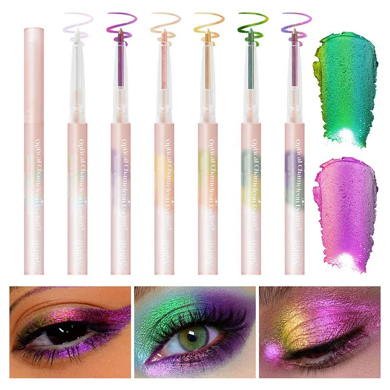 Chameleon Eyeliner Gel Pen Eyeshadow Stick Glitter Shimmer Gel Eyeliner Waterproof Quick-dry Makeup