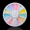 DIY 2mm 3mm Wihte Semicircle Pearl Nail Glitter Nail Rhinestones Wheel Nail Art Decorations Makeup Tools 2