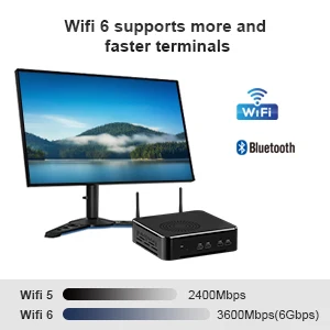 YYHC M2 SSD 1TB 와이파이 마더보드, 광동 인텔 코어 i9 그래픽 카드, 게이밍 PC, 4k 모니터, 게이머 미니 컴퓨터
