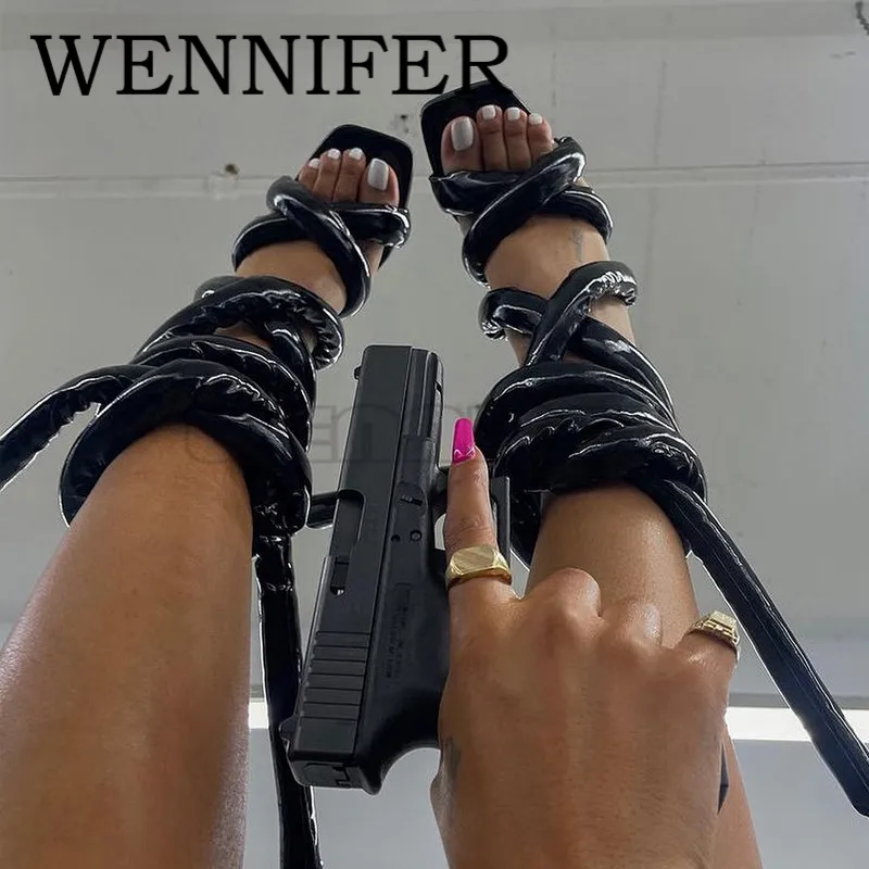 

Сандалии женские на высоком каблуке-шпильке, с тканевым ремешком, с открытым носком, на шнуровке, пикантные гладиаторы, гладиаторы, на лето