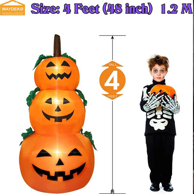 LED Glow Inflatable Pumpkin 6