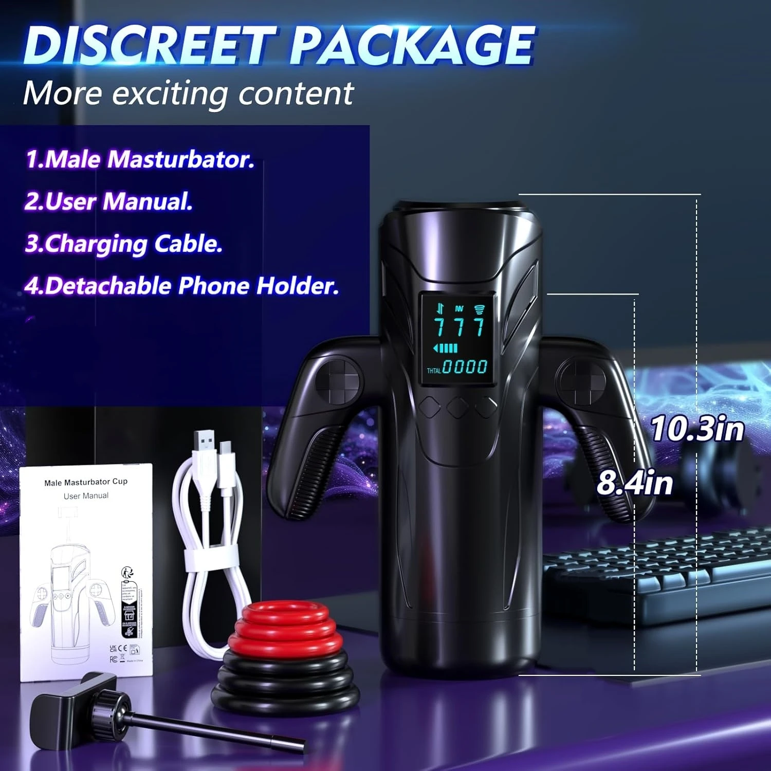 Automatic Male Masturbator Vagina Masturbation Pocket Pussy 7 Sucking & 7 Thrusting & 7 Vibrating Penis Pump Sex Toys For Men_voghion.com
