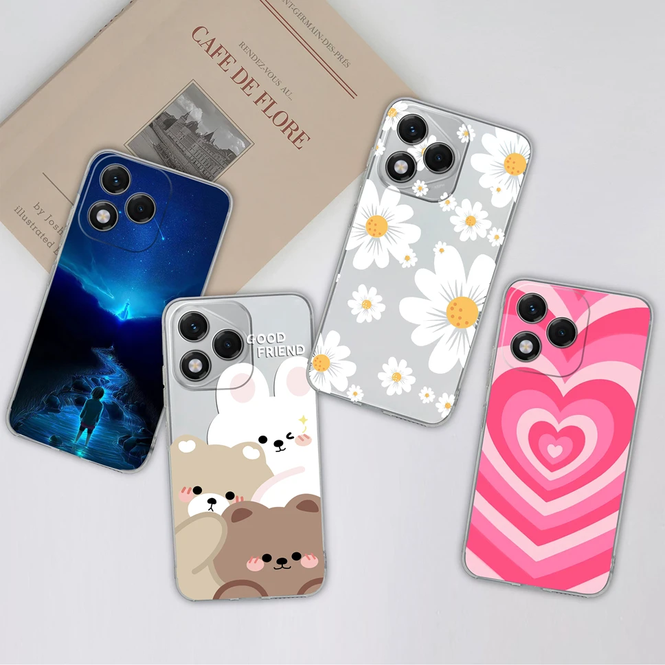 Transparent Butterfly Soft Silicone Protective Phone Case - Anti-Drop Cover