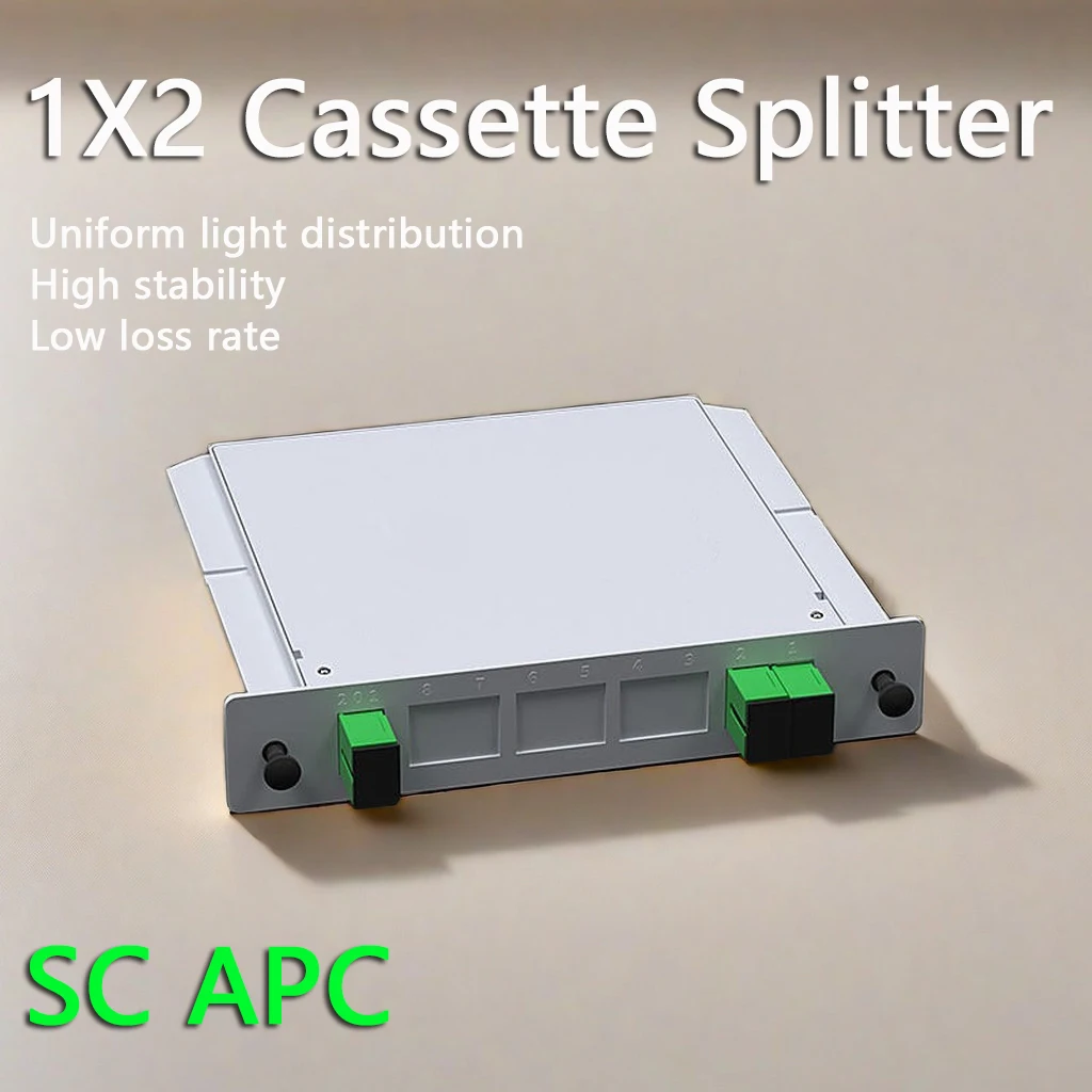10 Pz Sc Apc Plc 1 X2 Scatola Splitter In Fibra Ottica Ftth Cassetta Tipo Di Inserimento Splitter In Fibra Ottica Spedizione Gratuita