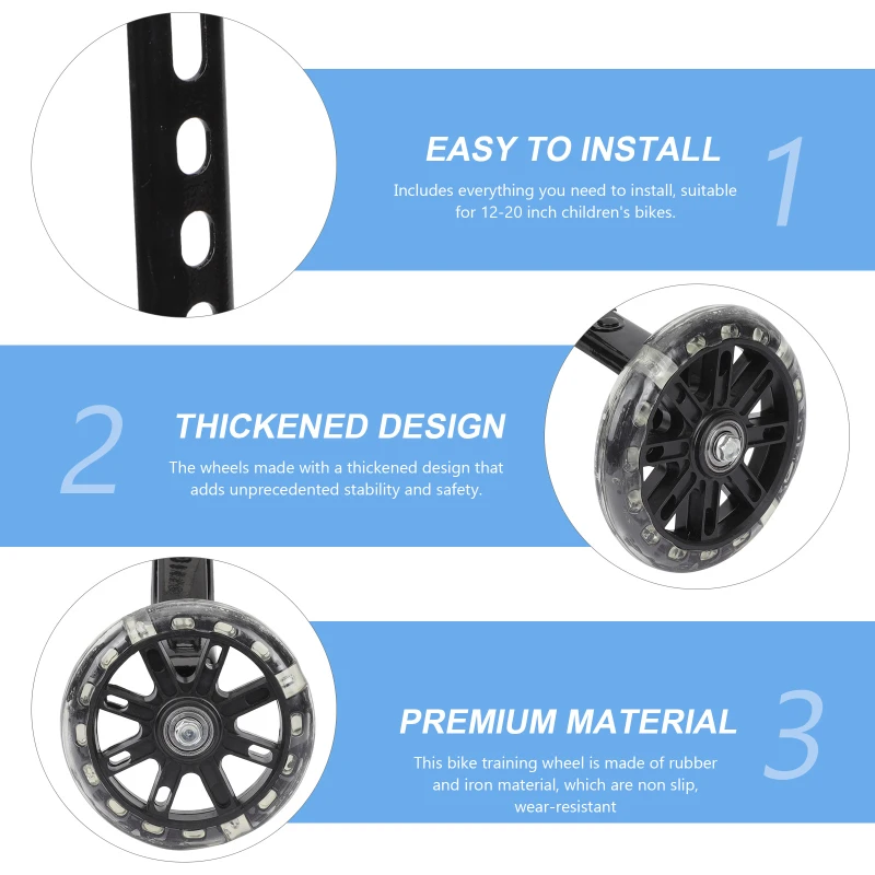 Ruota di allenamento Flash Mute Wheel per bici da 12 14 16 18 20