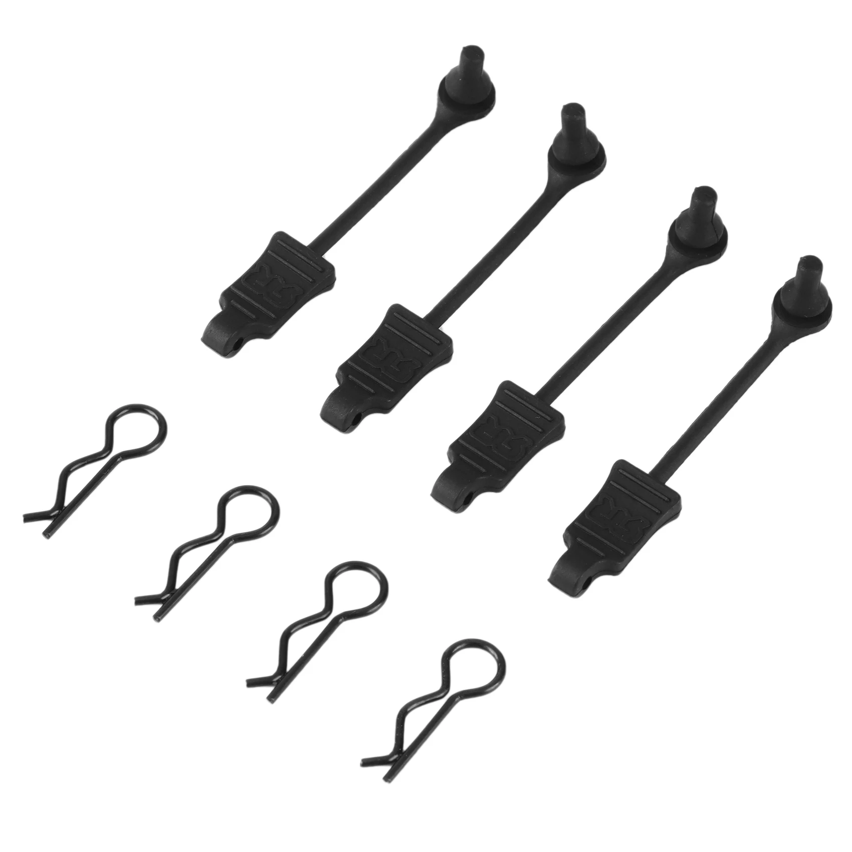 

4Pcs Rubber Body Clip Retainer Shell Fixed Buckle Lock AR390165 for 1/10 ARRMA Senton Granite Typhon Big Rock Vorteks