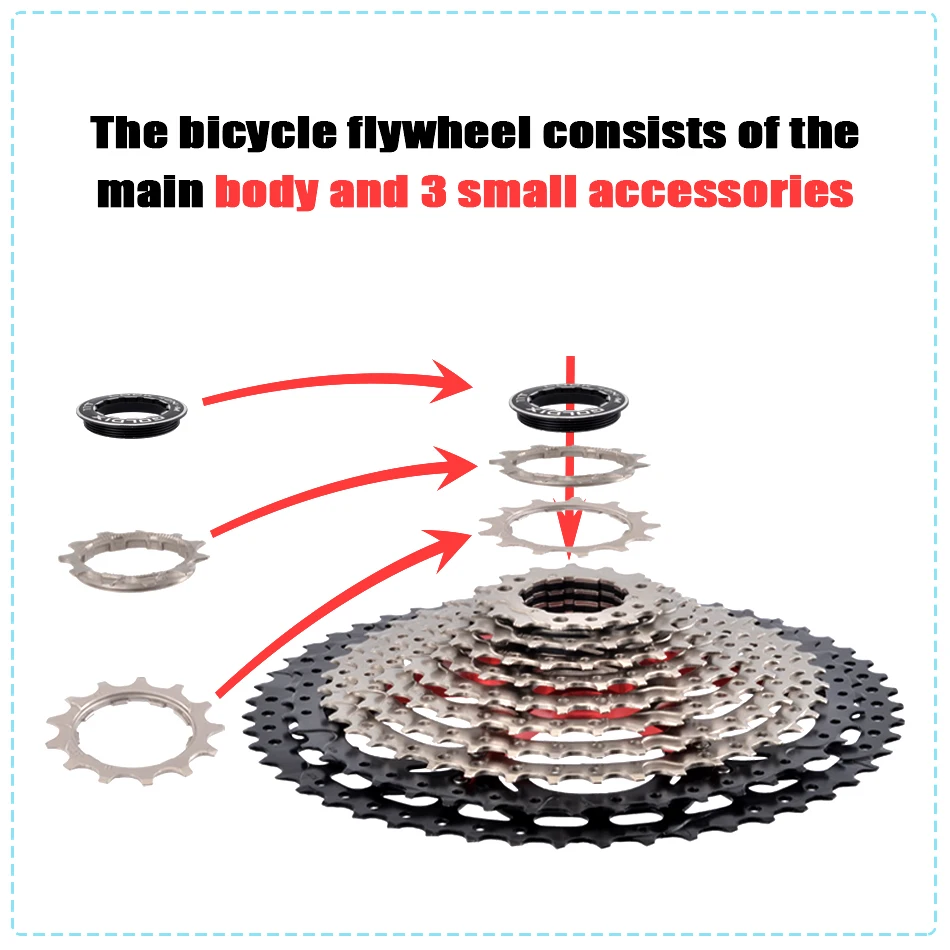 GOLDIX MTB Cassette 8/9/10/11/12 Speed 36/40/42/46/50/52T K7 Cassette 8v 9v 10v 11v 12v Aluminum Alloy for SHIMANO HG bicycle cassette,bicycle sprocket gear,bicycle parts,bike sprocket,bike freewheel