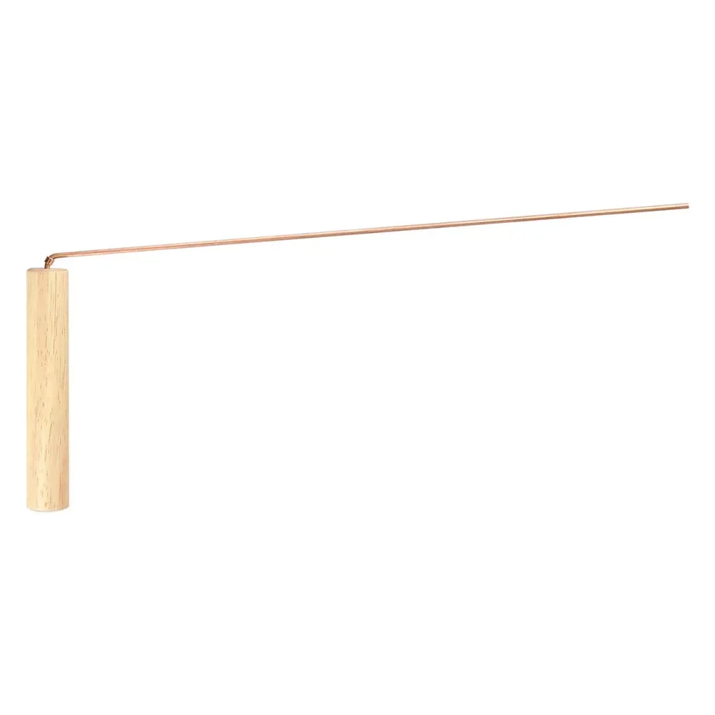 2pcs 99.9%Pure Copper Copper Probes Rod For Divination Tool With Wooden Handles 13.86 X 6.93 X 0.71 Inches Water Rods 5