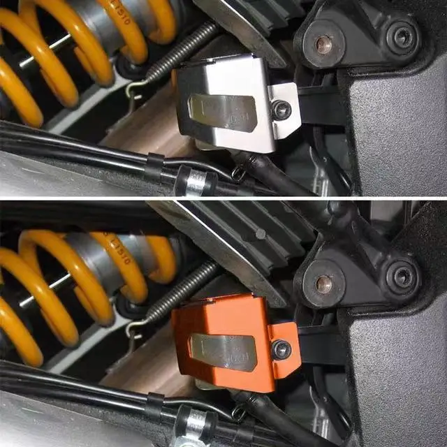 Copertura Serbatoio Fluido Freni In Alluminio CNC Per BMW F800R 2008-2021 - Blu, Accessorio Moto