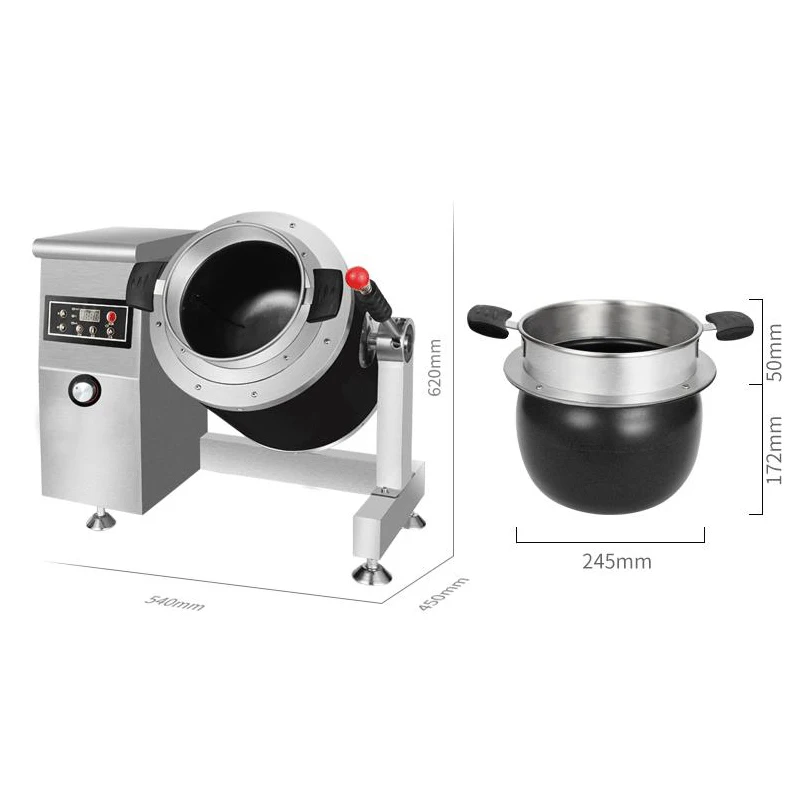 Commercial Electric Stir-Frying Cooker Automatic Multi Wok Intelligent Robot Cooking Machine Kitchen Cookware