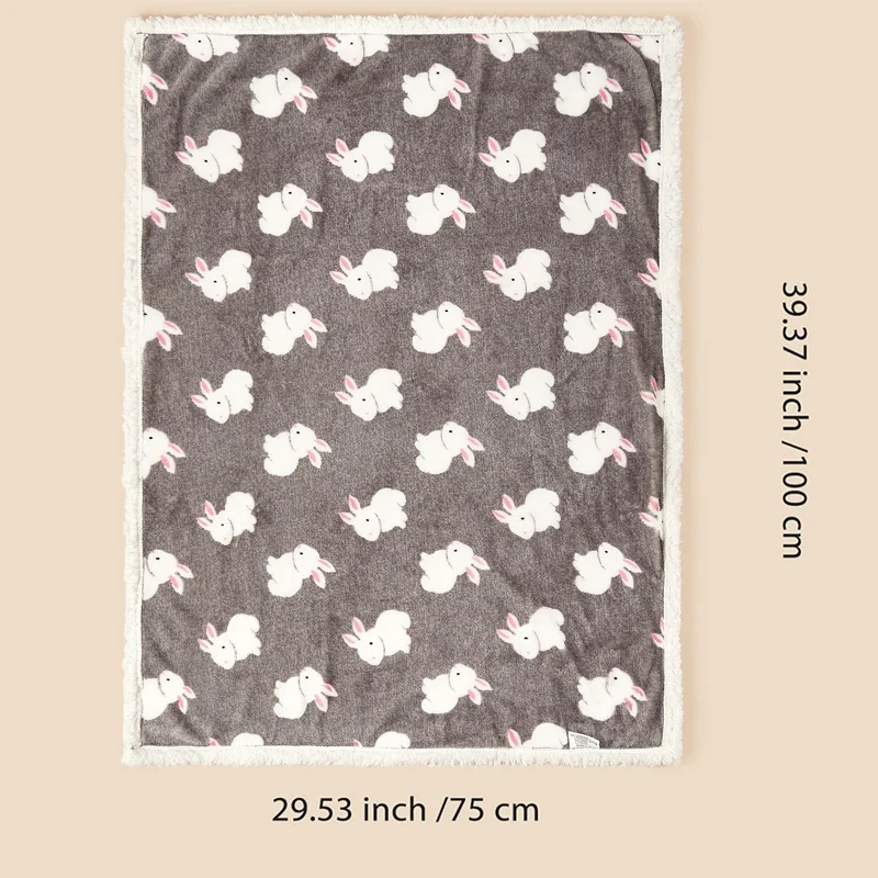 Winter Baby Blanket Baby Swaddle Wrap Flannel Lamb Fleece Warm Quilt for Newborn Bedding Soft Baby Stroller Blanket for Newborn 6