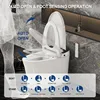 Smart Toilet with Bidet Built in, Built in Tank with Powerful Flush, Auto Open/Close Lid, Foot Sensor Operation 3