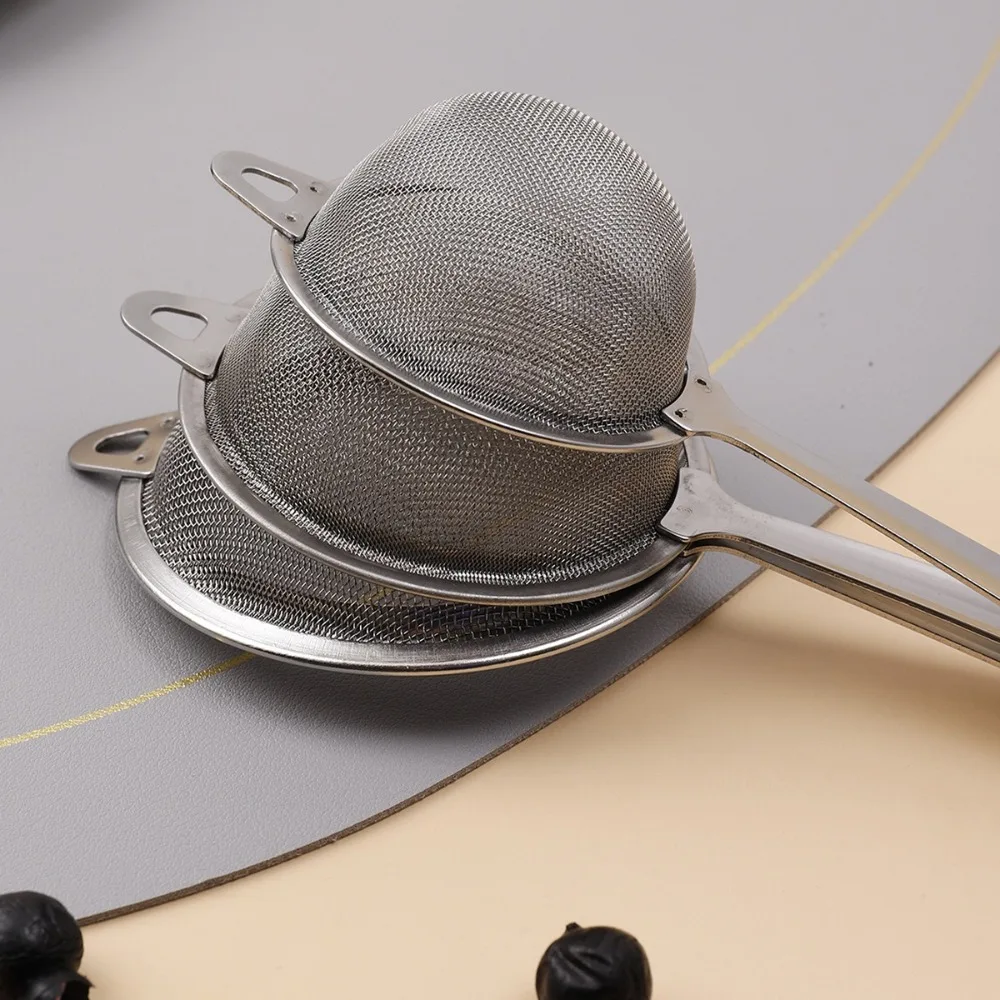 Stainless Steel Matcha Sifter Very Fine Mesh Rust-Proof Tea Strainer Easy to Clean Small Food Sifters For Kitchen