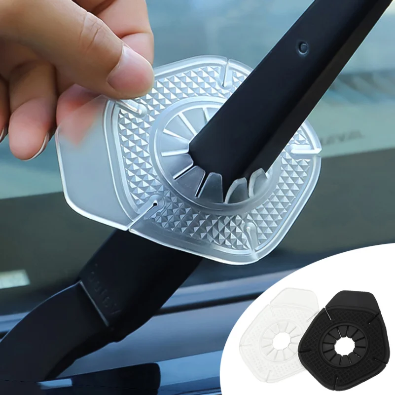 2/4pcs Car Windshield Wiper Hole Dustproof Covers Wiper Bottom Debris