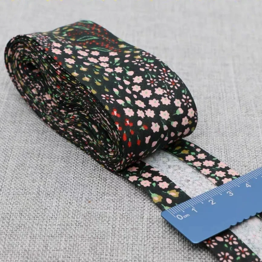 PATIKIL Nastri In Sbieco Di Cotone 1cm 45m Nastro Cotone Twill Nastro Rilegatura Fettuccia Spina Pesce Per Cucito Regalo Avvolgimento Artigianato Fai - Foto 4