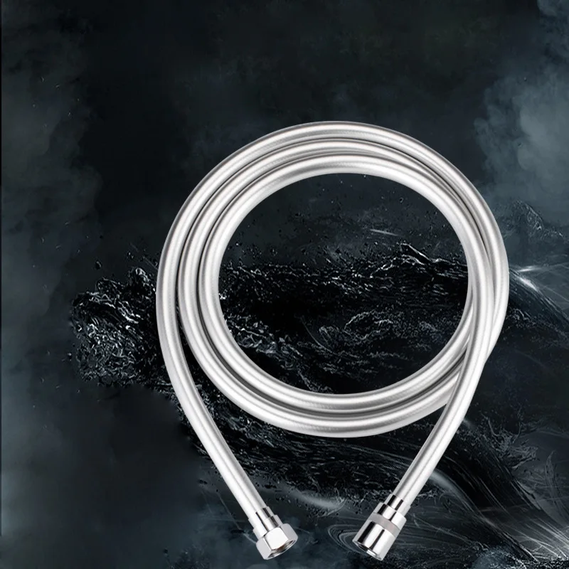 1.5/2m PVC Handheld Shower Hose GI/2 Universal Interface High Pressure Thickening Flexible Anti Winding shower hose
