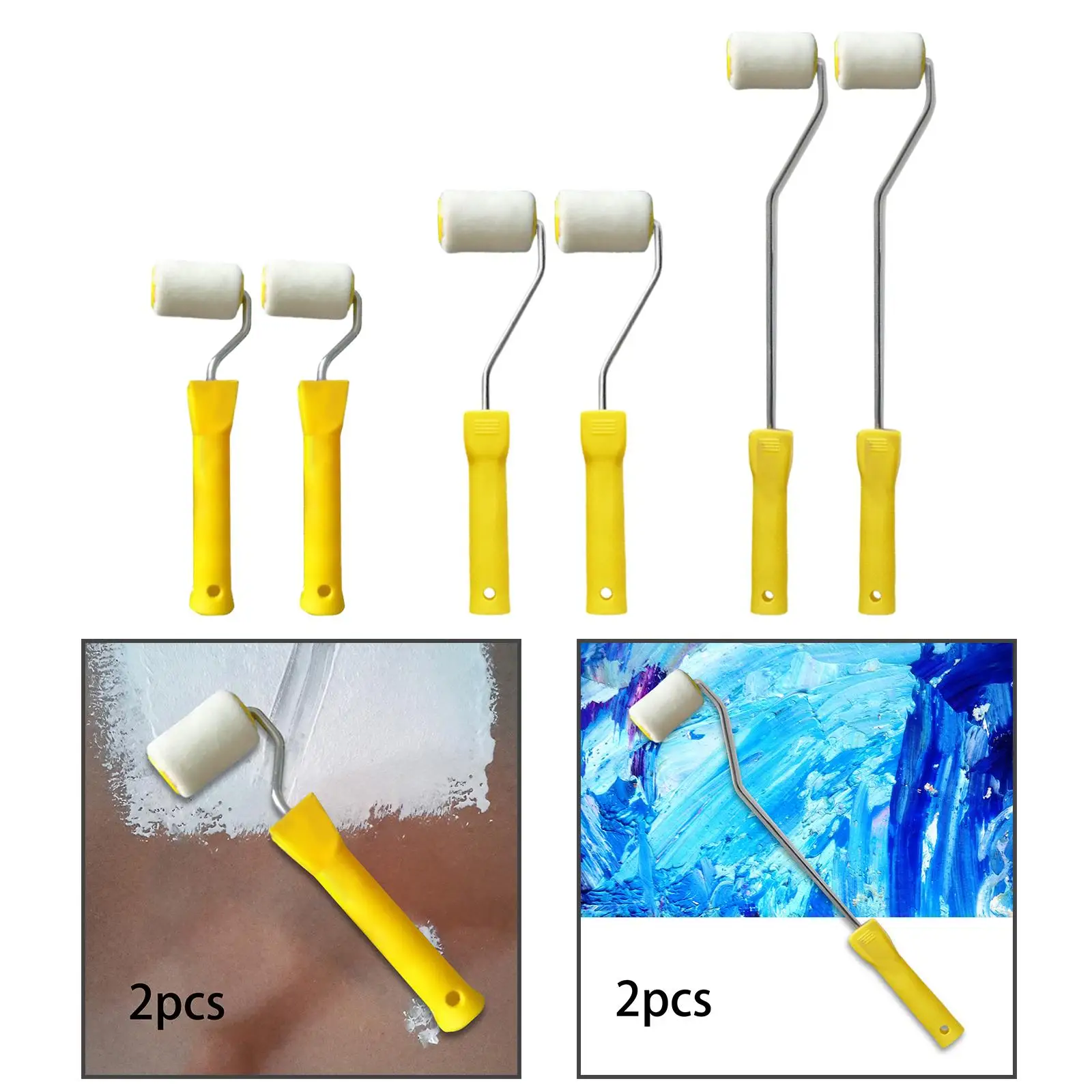 Rouleau Peinture Avec Reservoir Kit De Rouleaux De Peinture 24 Pcs