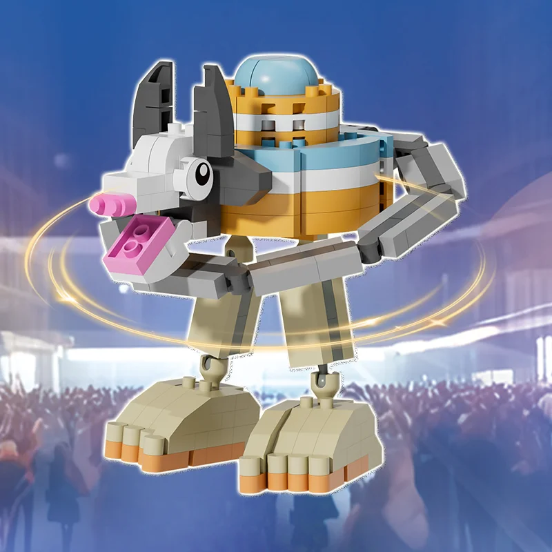 Brainrot Soundboard Building Blocks - Funny Cartoon Blocks