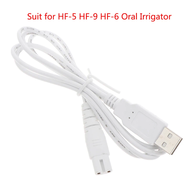 1pcs USB 케이블 충전 라인 슈트 HF-5 HF-9 HF-6 Irrigator Teeth Water Flosser 전기 액세서리