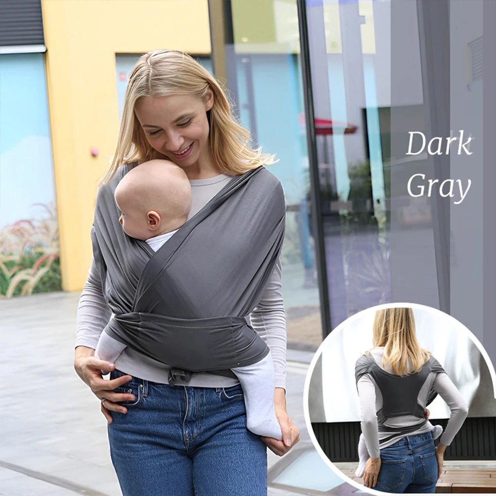 Baby Wrap Carrier Infant Carrier Breathable Baby Sling Lightweight Hand Free Sling Wrap Newborn infant carrier sling