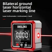 Inclinometer Digital Laser Measure Angle Meter Protractor Sensor Magnetic Inclinometer Bilateral laser angle/slope conversion 2