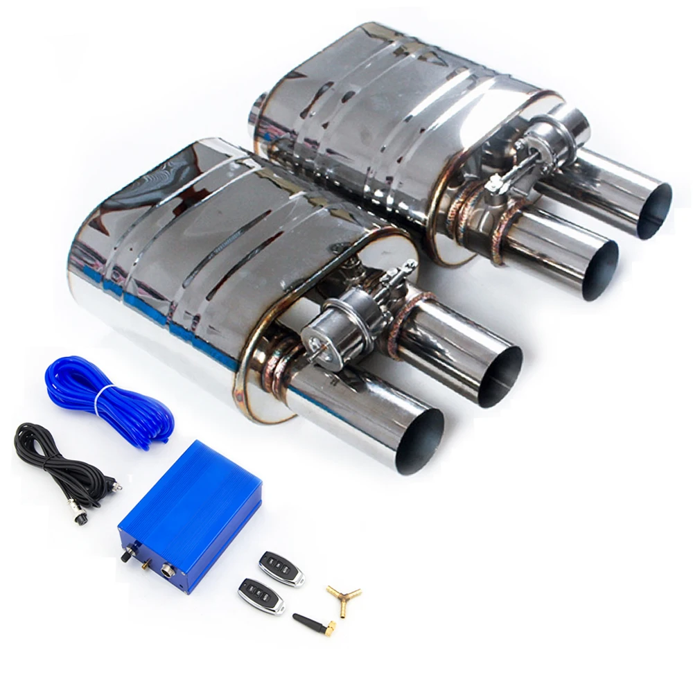 HKS 2.5in Inlet / 3.7in Outlet Universal Muffler | (3203-EX023) main image 1