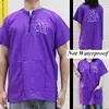 Purple/Pink/Gray Pet Shop Cosmetology Uniforms Men And Women Beauticians For Waterproof And Breathable Work Clothes G0709 5