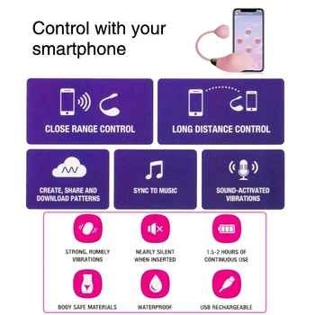 Wireless APP Remote Control Vibrator Sex Toys Bluetooths Dildo Vibrator for Women Wear Vibrating Panties 5