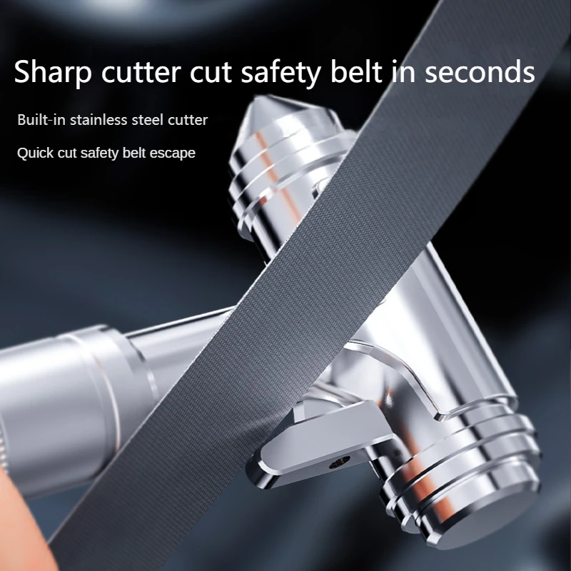 Car Safety Hammer Window Breaker Safety Hammer Car Safety Hammer Metal Auto Emergency Window Glass Breaker Car Life-Saving Escape Rescue Safety Hammer