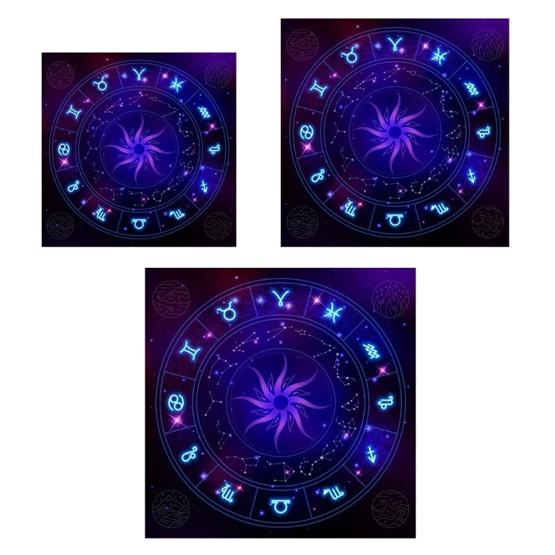 

Square Flannelette Tarot Altar Cloth Board Game Pad Astrological Pad Table Cover Y1QE
