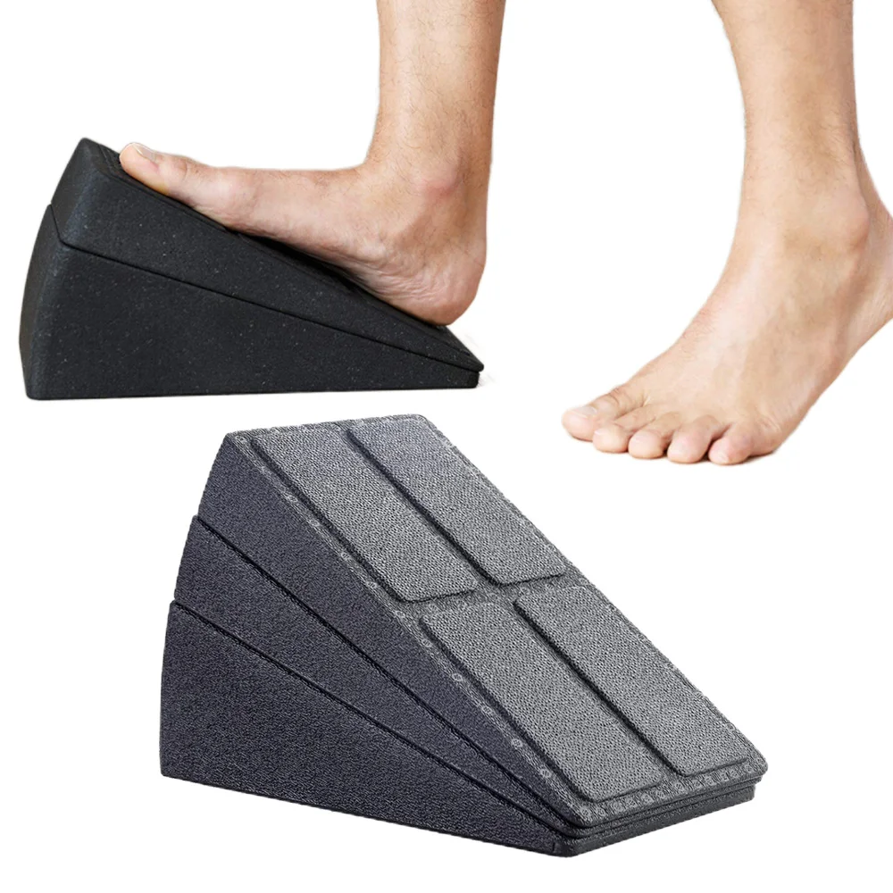 3Pcs Yoga Slanting Board Squat Wedge Regolabile Antiscivolo Yoga Wedge Slanting Squat Board Forza Accessori Per Barella Per Piedi