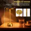 Rechargeable Table Lamp LED Touch Sensor Desktop Night Light Wireless Reading Lamp for Restaurant Hotel Bar Bedroom Decor Light 3