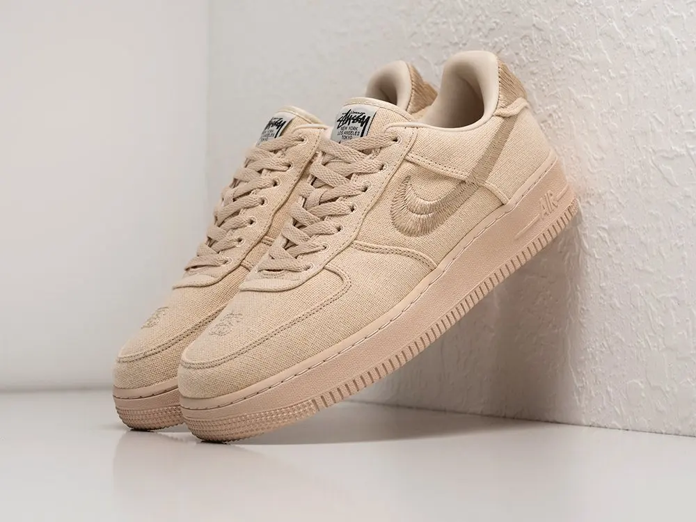 Nike Force 1 Low Beige Demisezon For Men - Men's Vulcanize -