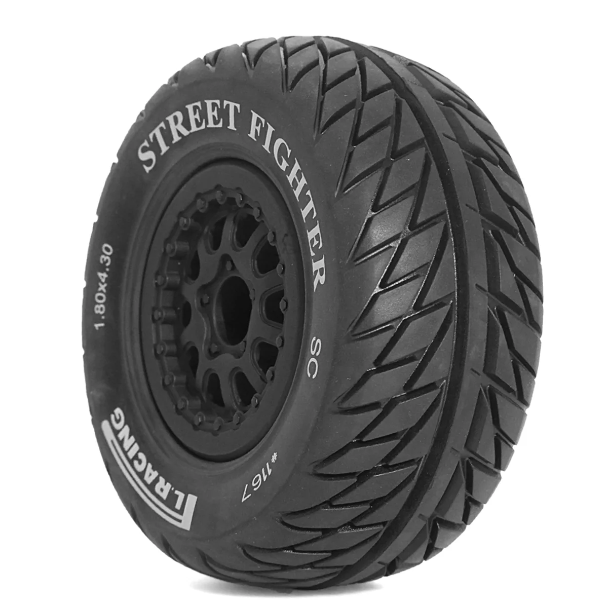 BAAU Rc Tires Truck Wheels and Tires for 1/10 RC Off-Road Vehicles