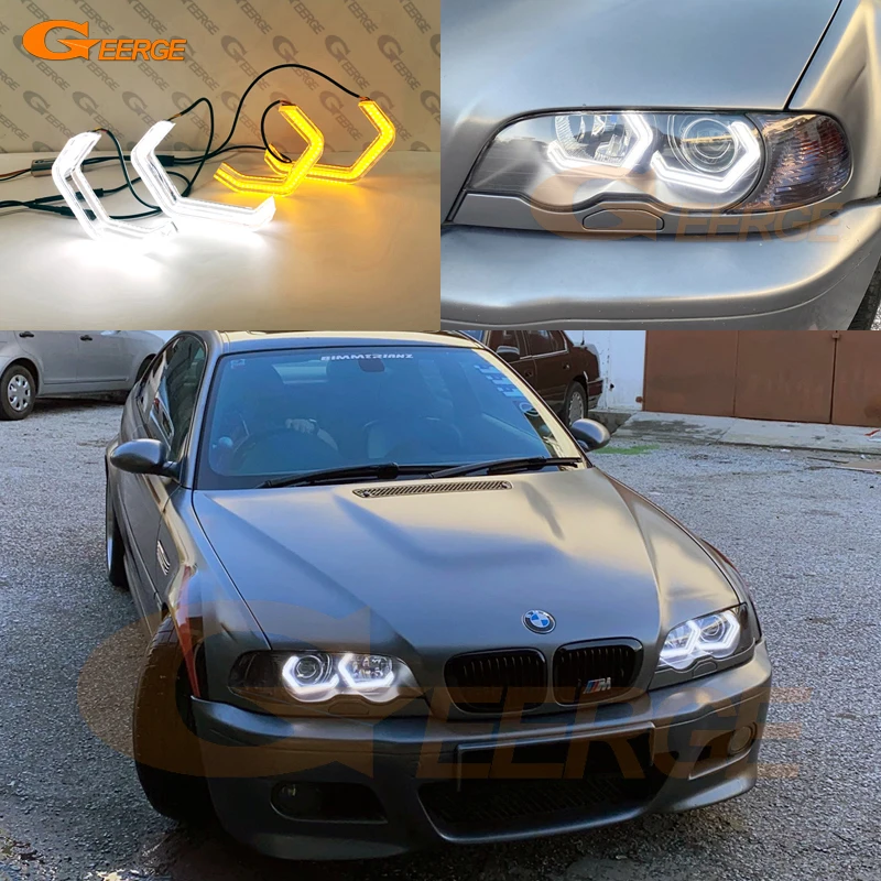 E46 Coupe/Cab Pre LCI - Round Angel Eyes (3 Series & M3 Xenon Headlights)