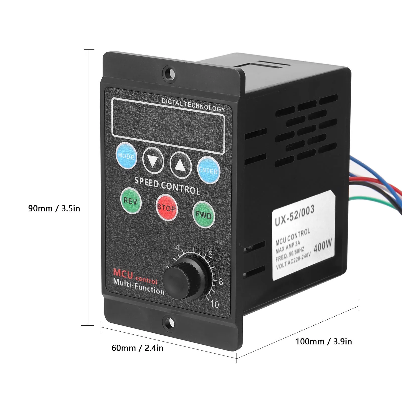 Description Picture 6 of item400W AC220V Multifunctional Motor Speed Controller Motor Speed Pinpoint Controller Forward &amp Backward Motor Governor