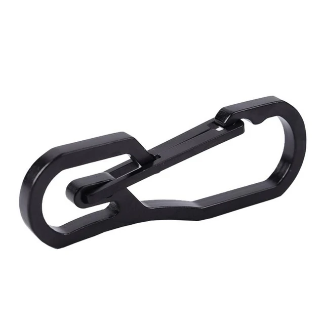 Stainless Steel Carabiner Clip Key Ring Clips Self Retractable Key Chains  Holder Heavy Duty Carabiner Key Chain Clips Anti-Lost - AliExpress