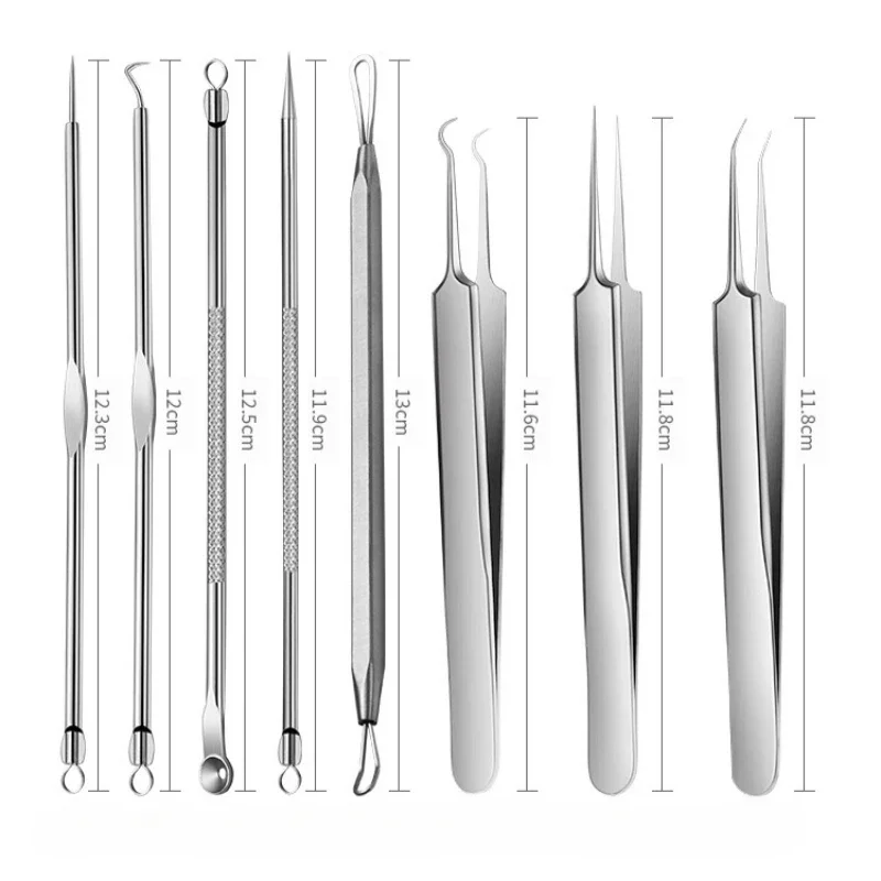 German No. 5 Cell Pimples Blackhead Clip Tweezers Beauty Face Health Salon Special Blackhead Remover Acne Needle Tool