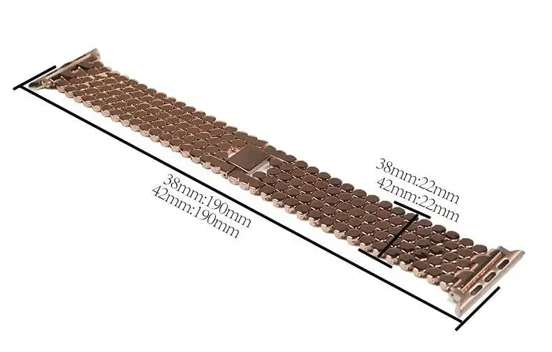 Stainless Steel Watch Band Bracelet - Premium Wristband Replacement