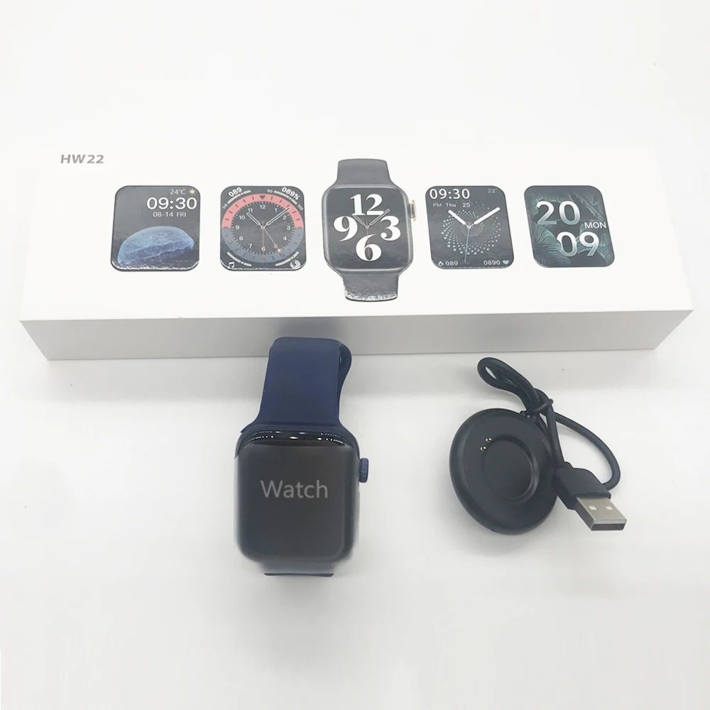Original HW22 Lite Smart Watch 2022 44mm W37 Smartwatch ECG Heart Rate  Monitor Sport Clock PK IWO 8 Plus W37 W37PRO| | - AliExpress