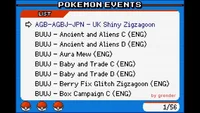 Pokemon Event Distribution Video Game Cartridge for Third Generation Games English Language 2