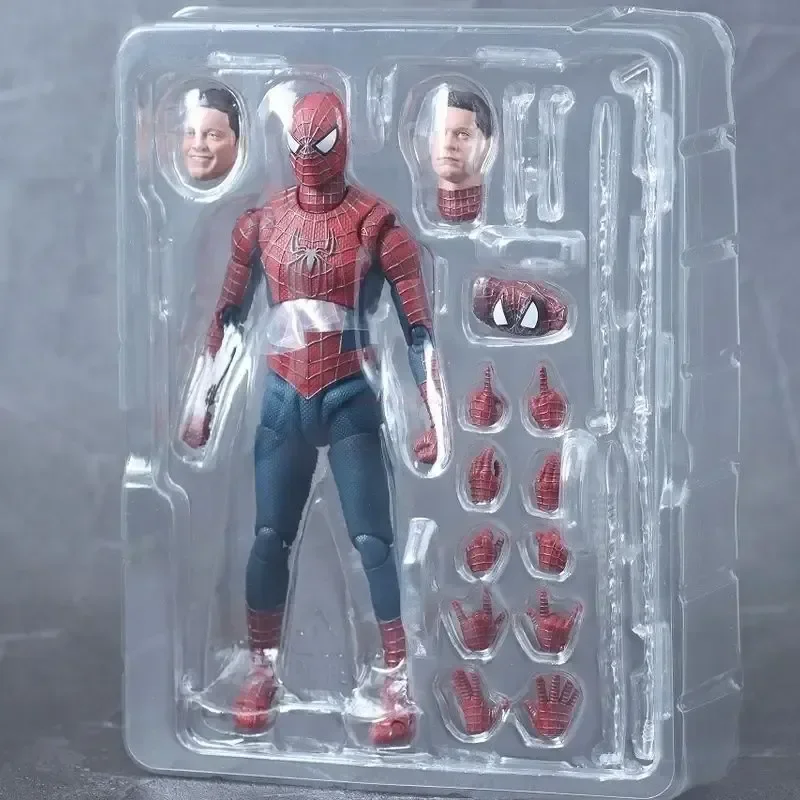 

Shf Spider-man 3 Action Figures Spiderman 3 Tobey Maguire Anime Figure Pvc Statue Figurine Model Collection Kids Toys Doll Gifts