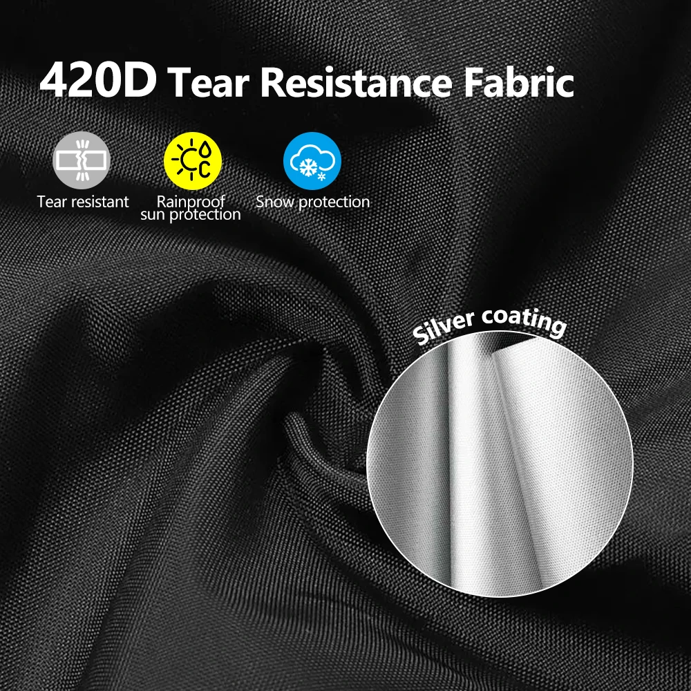 Speaker Cover Waterproof Polyester PA/DJ Speaker Stand Covers UV Protection Dustproof Outdoor Cover For 15 Inch Powered 420D Oxford Cloth