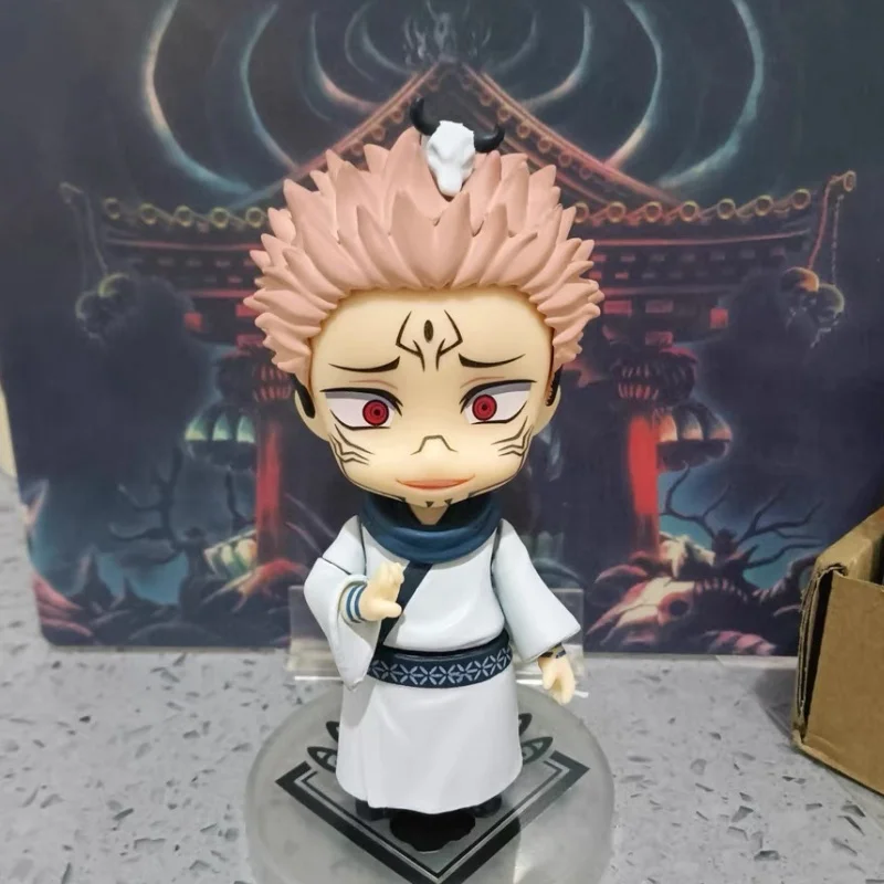 New Jujutsu Kaisen Ryomen Sukuna Anime Figure Q Version 10Cm Pvc Action Figure Manga Ornament Pvc Model Doll Collection Gift Toy